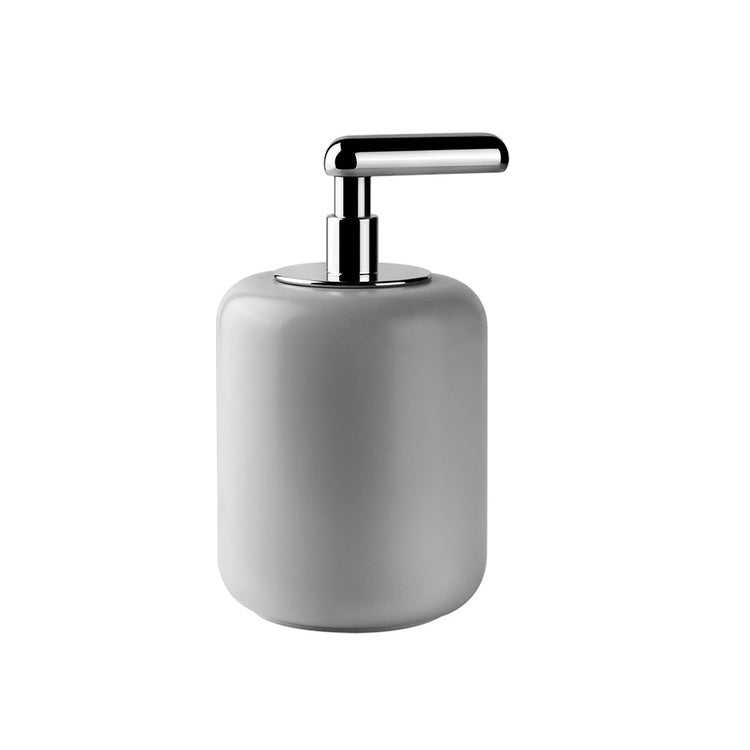 Gessi Spender aus Gres, zum Aufstellen, Weiß, Chromfinish GOCCIA Accessories 38037#031