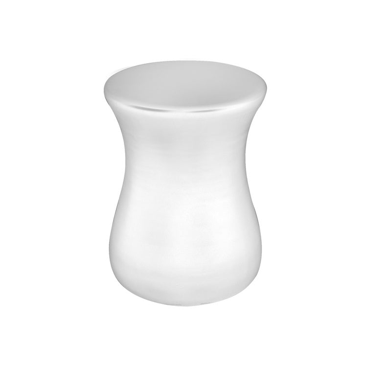 Gessi Pouf aus Steingut, Weiß, mattweiße Keramikoberfläche GOCCIA Accessories 38181#531