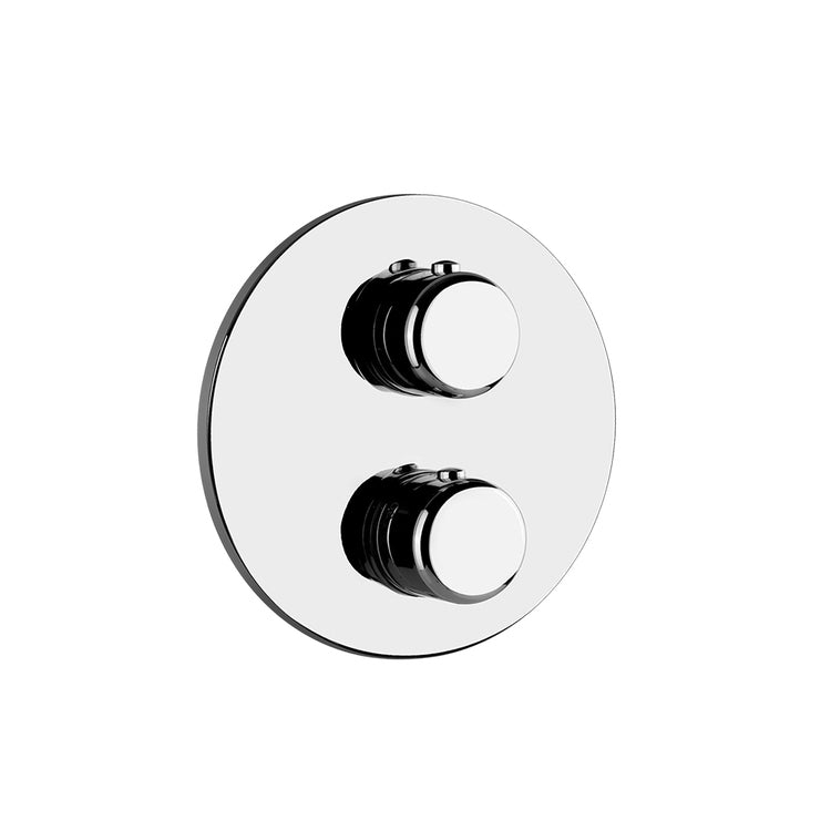 Gessi Thermostat-Duschmischer, Wandmontage, 1 Weg, ohne Einbaukörper, Chromoberfläche GOCCIA 33842#031