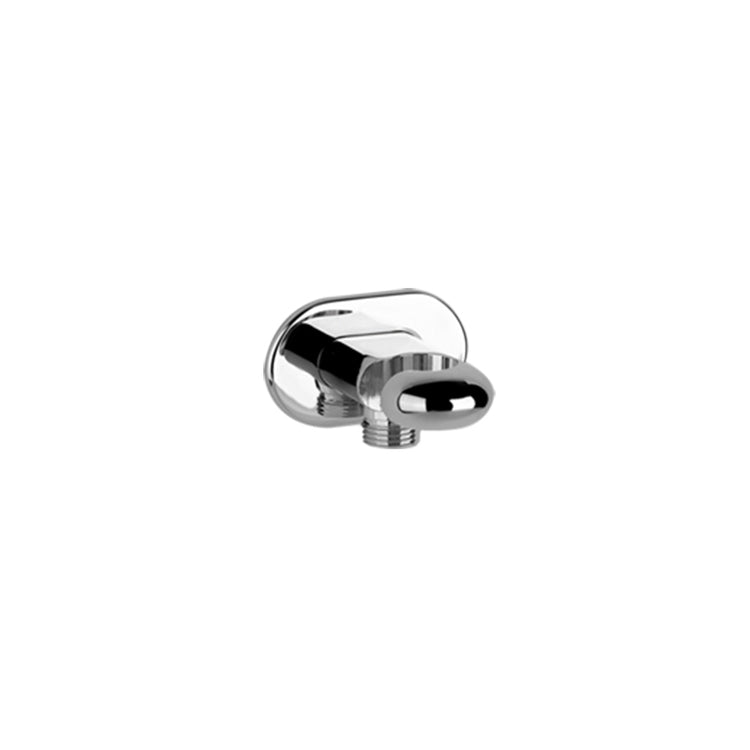 Gessi Wasserhahn mit Duschhalterung, Chromoberfläche GOCCIA 33761#031