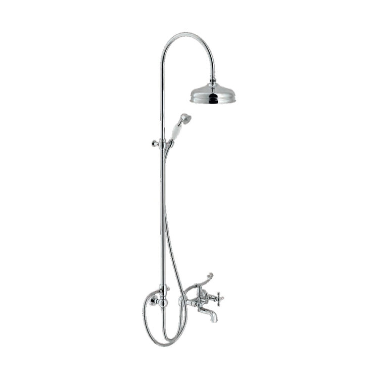 Nobili Säule mit teleskopischer Rampe, Chromoberfläche GRAZIA AD141/10CR
