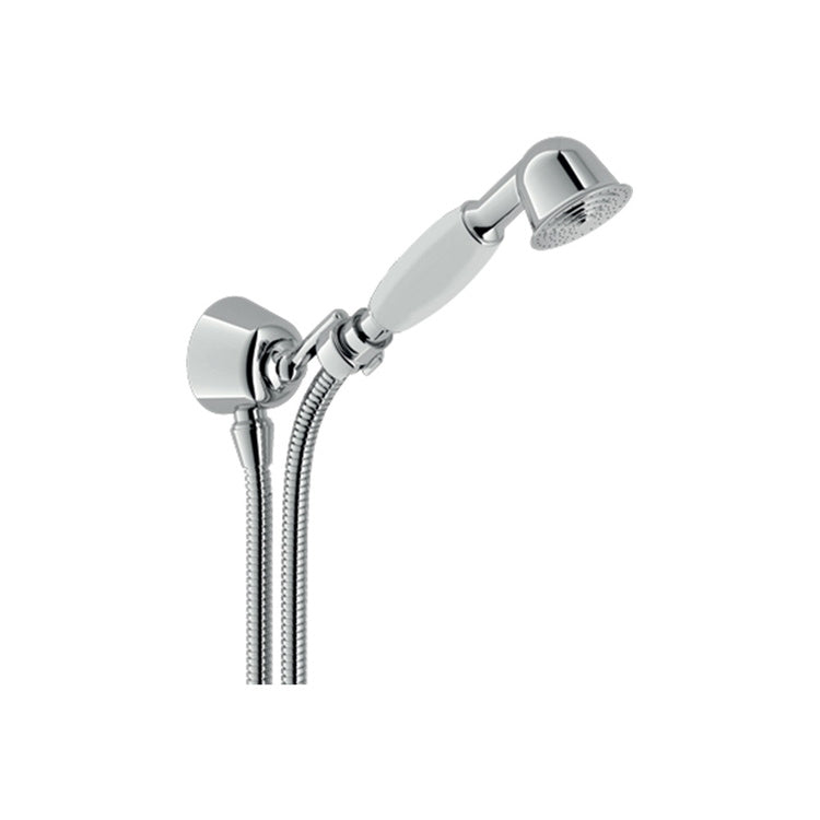 Nobili Duschset Duschset mit Wasseranschluss, mit Handbrause, Brausehalter, 150 cm Schlauch und Wasseranschluss ø 1/2", Chrom-Finish SHOWER AD143/6CR