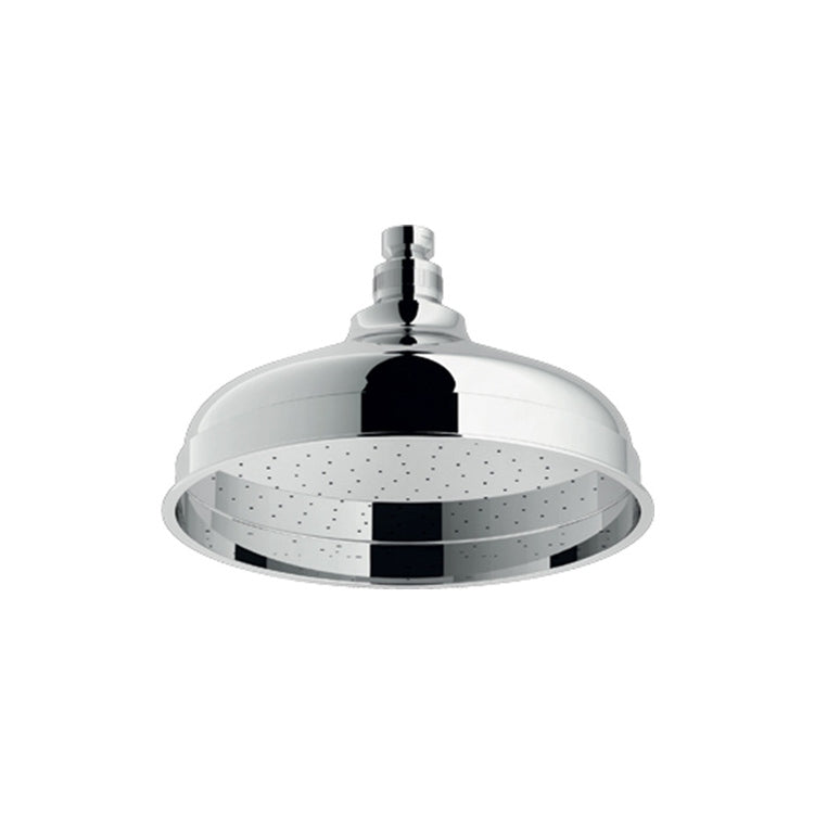 Nobili Rund-Duschkopf mit Gelenk Ø 20 cm aus Messing, Chrom-Finish SHOWER AD139/12CR