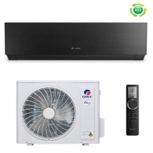 Gree Klimaanlage Clivia Black Monosplit 9000 BTU Inverter R-32 WLAN CLIVIA09B