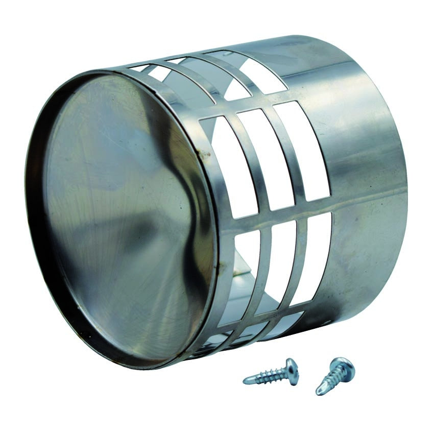 Tecnogas Endgitter Rauchabzug Edelstahl Ø 80 00000051007