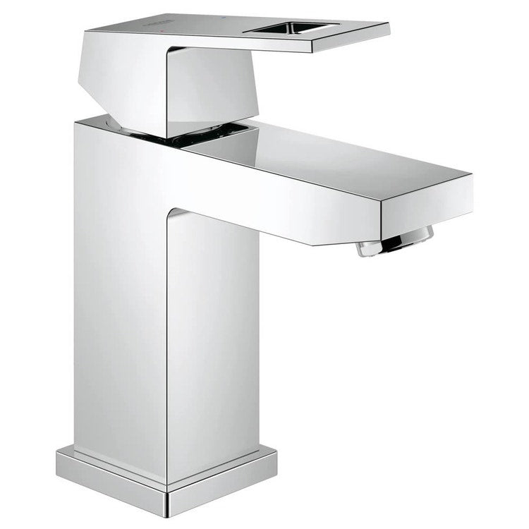 Grohe Einhandmischer H. 16 cm, für Waschbecken, Auslauf T. 10 cm, ohne Ablauf, Chromfinish EUROCUBE 2313200E