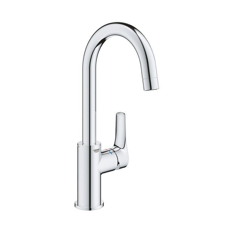 Grohe Einhandmischer H. 31 cm für Waschbecken, ohne Ablauf, Chrom-Finish EUROSMART 23970003