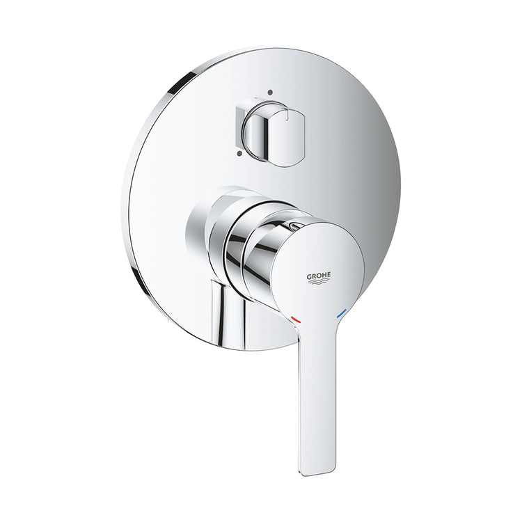 Grohe Einhand-Dreifachmischer mit Umsteller, ohne Unterputzkörper, Chromoberfläche LINEARE 24095001