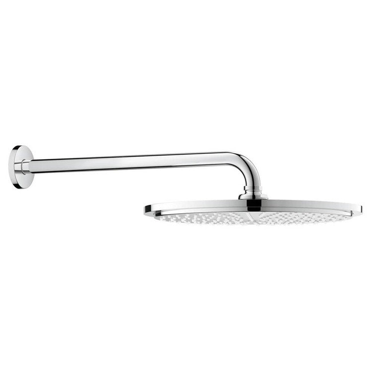 Grohe Duschkopf und Wandarm, Ausladung 38 cm, Chromoberfläche RAINSHOWER COSMOPOLITAN 310 26066000