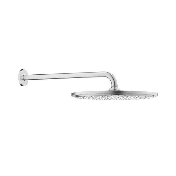 Grohe Duschkopf-Set für die Wand, Ausladung 380 mm, Oberfläche satinierter Super Stahl RAINSHOWER COSMOPOLITAN 310 26066DC0