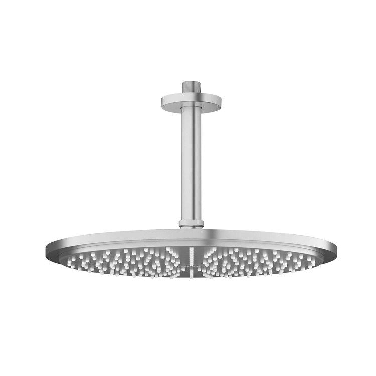 Grohe Deckenbrauseset Duschkopf Länge 142 mm, Oberfläche mattes Super Steel RAINSHOWER COSMOPOLITAN 310 26067DC0