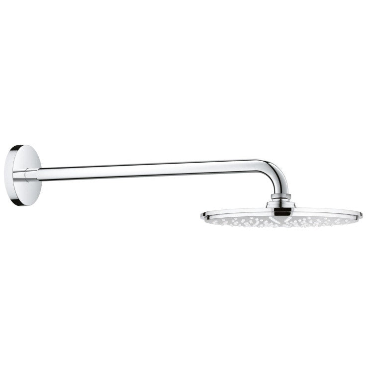 Grohe Wand-Duschkopf-Set, Ausladung 42 cm, Chrom-Finish RAINSHOWER COSMOPOLITAN 210 26171000