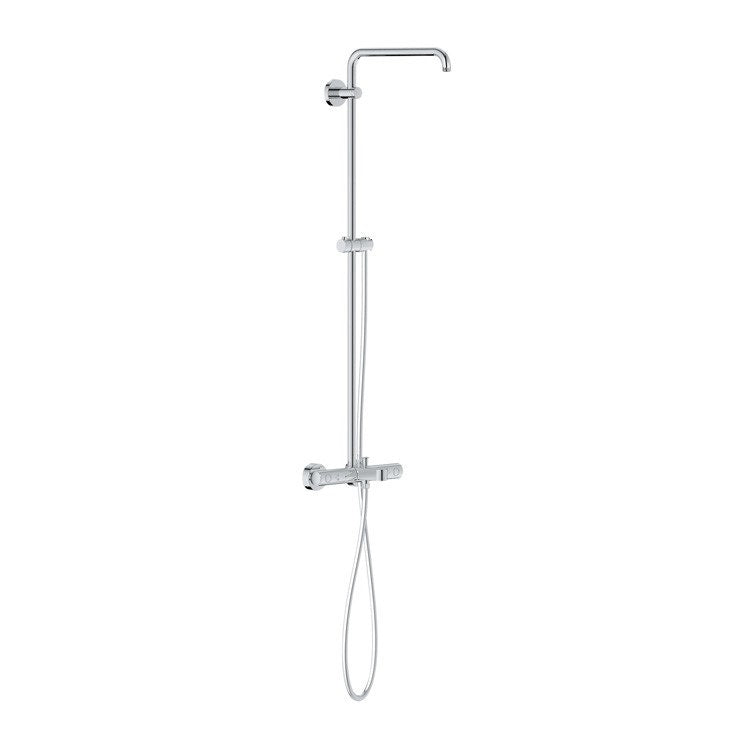 Grohe Euphoria Duschsystem mit Thermostatmischer, Chromoberfläche 26243000