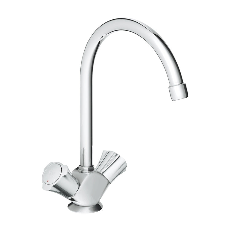 Grohe Einhandmischer H. 28 cm für Spüle, mit schwenkbarem Auslauf, Chromoberfläche ADRIA 31831001