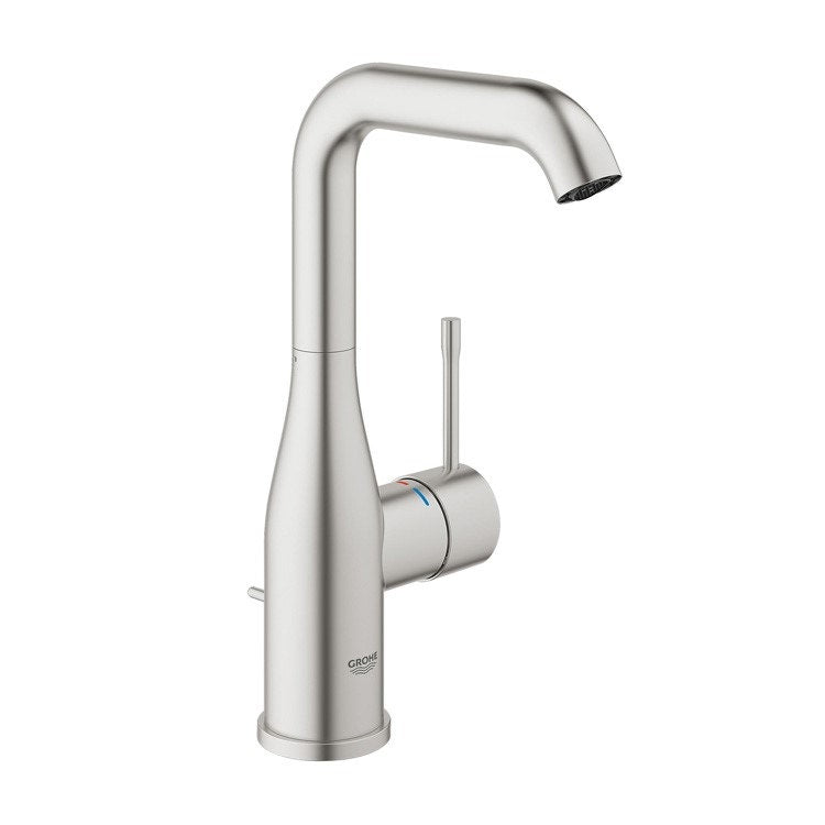 Grohe Essence New Waschbeckenmischer Größe L, Super Steel Oberfläche 32628DC1