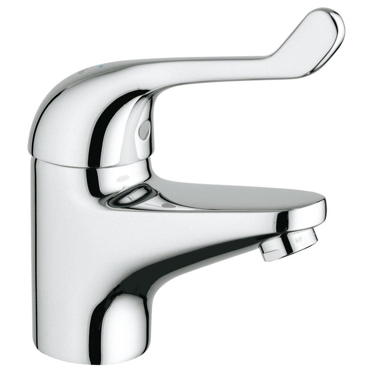 Grohe Einhandmischer H. 17 cm, für Waschbecken, ohne Ablauf, mit einstellbarem Durchflussbegrenzer, Chromoberfläche EUROECO SPECIAL 32789000