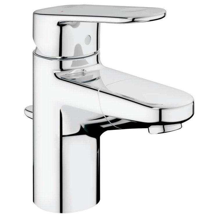 Grohe Waschbeckenarmatur Grohe Europlus mit Pop-up-Ablauf und ausziehbarer Auslauf, Größe S, Chrom 33155002