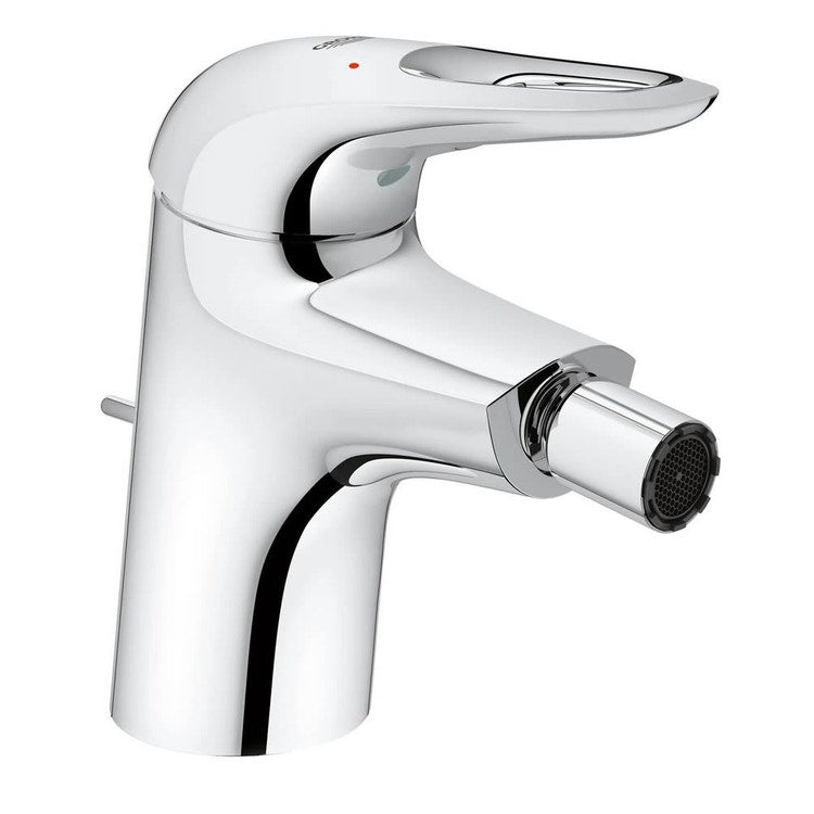 Grohe Einhebelmischer H. 14 cm, für Bidet, mit Ablauf, Chromoberfläche EUROSTYLE 33565003