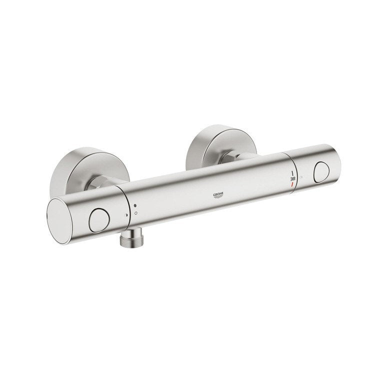Grohe Thermostat-Duschmischer, gebürstete Supersteel-Oberfläche GROHTHERM 1000 COSMOPOLITAN M 34065DC2