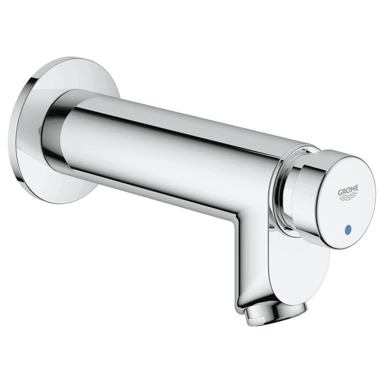 Grohe Wasserhahn mit zeitgesteuerter Selbstschließung, Wandmontage, wassersparend, Chromoberfläche EUROECO COSMOPOLITAN T 36266000