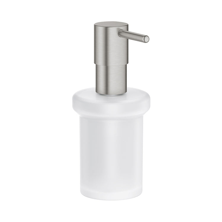 Grohe Seifenspender 160 ml Inhalt, satinierte Supersteel-Oberfläche ESSENTIALS 40394DC1