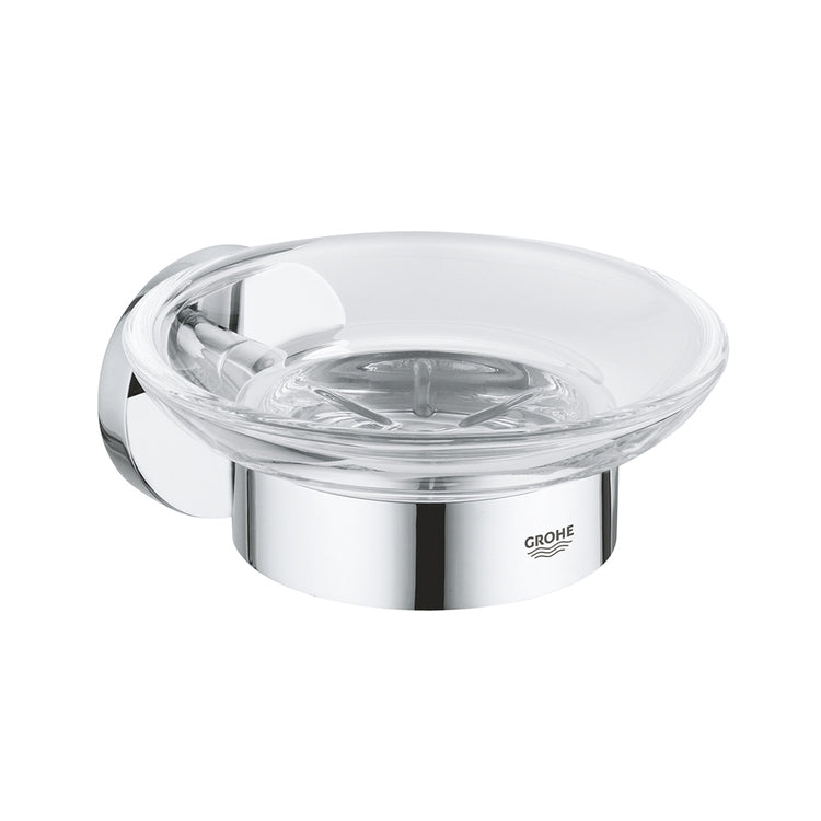Grohe Seifenspender mit Rücklaufverschraubung, Chromoberfläche ESSENTIALS 40444001