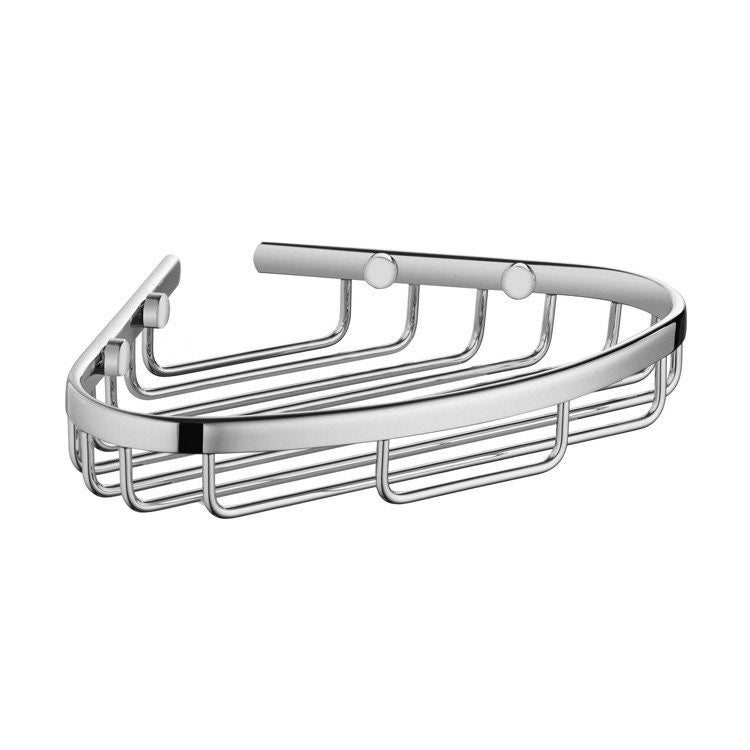 Grohe Eckseifenspender aus Metall, Schraubbefestigung, Chromfinish BAU COSMOPOLITAN 40664001