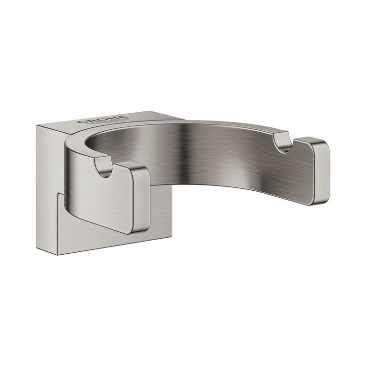 Grohe Doppelhaken mit verdeckter Befestigung, gebürstete Chromoberfläche SELECTION 41049DC0