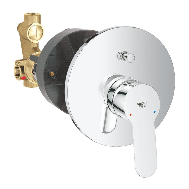 Grohe Einhand-Wannen-/Duscharmatur, Chromoberfläche BAUEDGE 29079000