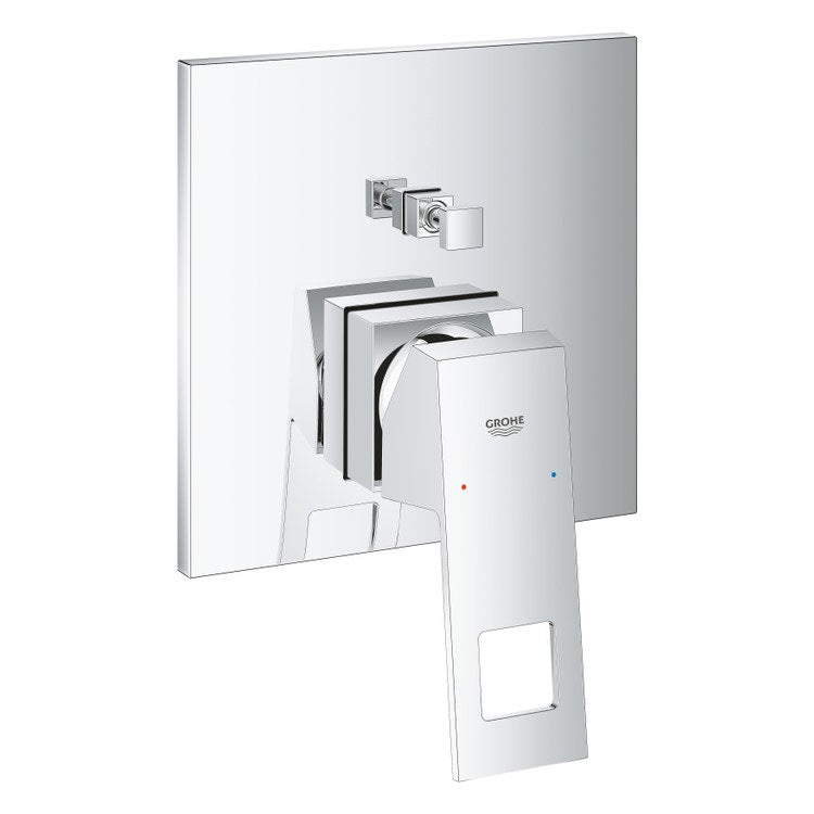 Grohe Einhandmischer mit 2-Wege-Umschalter, Chromoberfläche EUROCUBE 24062000