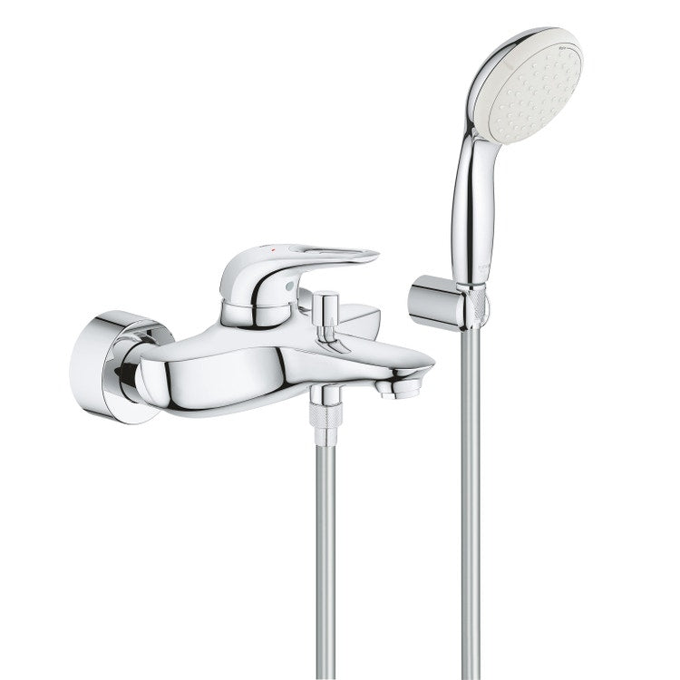 Grohe Einhandmischer für Badewanne/Dusche, Chromoberfläche EUROSTYLE 3359230A