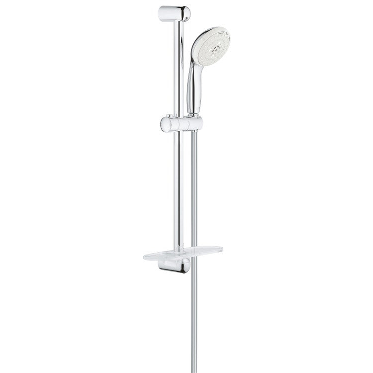 Grohe Duschstangenset mit 3 Strahlen, Chromoberfläche TEMPESTA 100 27927001