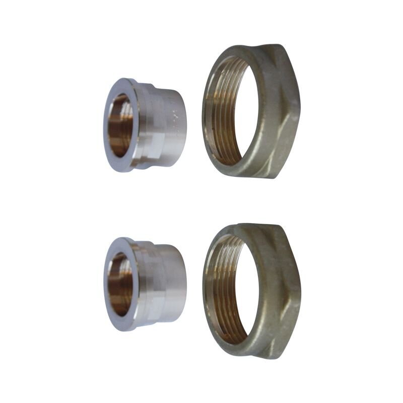 Grundfos Rohrverschraubungssatz G1_1/2xRp1 Ms - Zubehör für Umwälzpumpen
