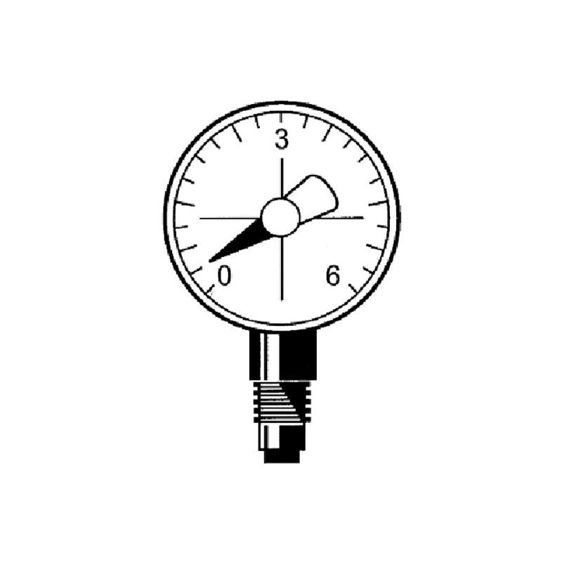 Grundfos Manometer D=63mm R1/4 0-6bar - Zubehör für Unterwasserpumpen