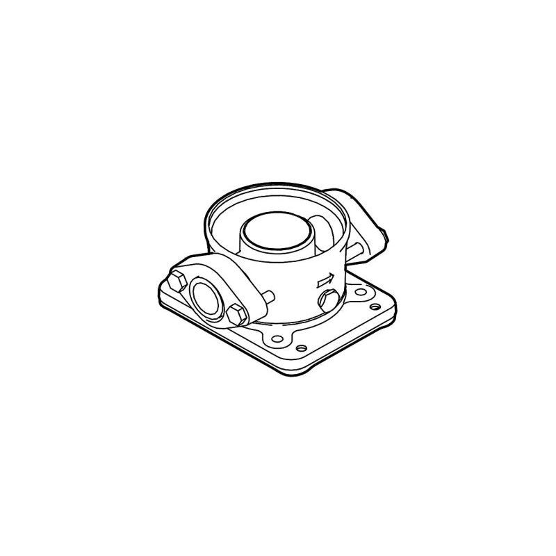 Grundfos Ovalflansch CRN10,15,20 Rp2 PN16 GG - Zubehör für vert. Kreiselpumpen