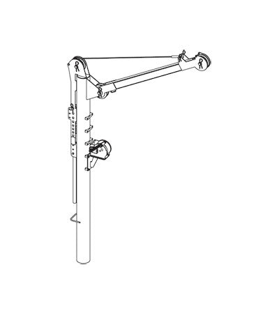 Grundfos Crane with winch 12AF, 500 kg  - Art. 95036950