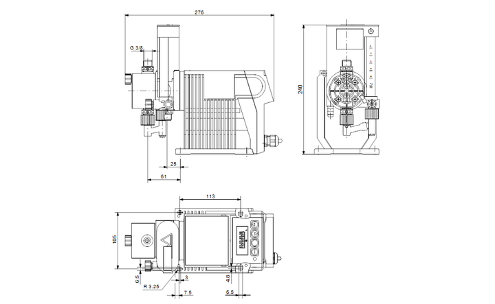 GRUNDFOS Digitale Dosierpumpe DDI 209 2.2-16 Art. 96682945