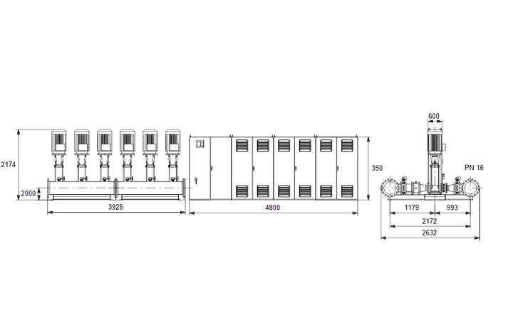 GRUNDFOS Druckerhöhungsanlage Hydro MPC-E 6 CR120-4-1 Art. 96941005