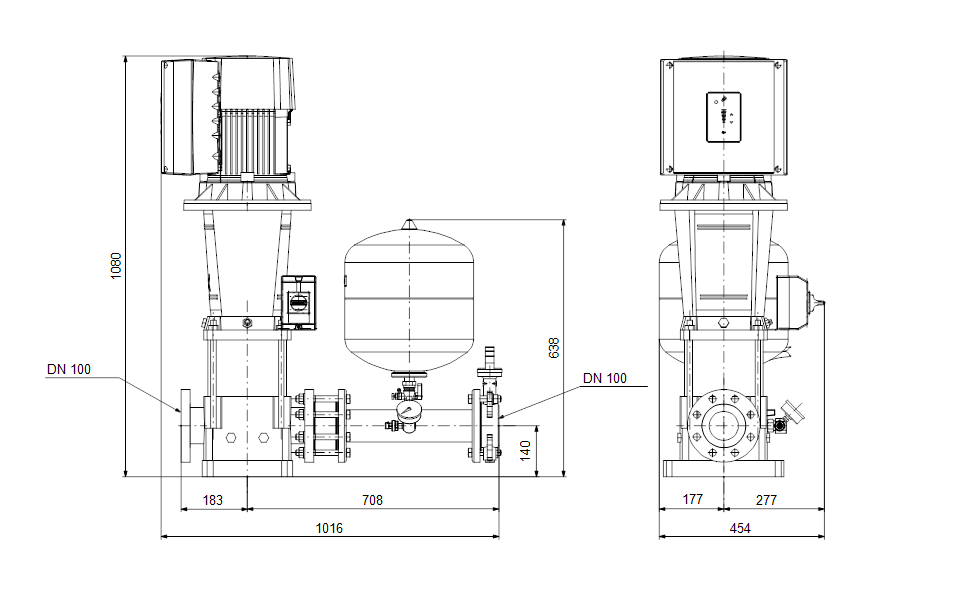GRUNDFOS Druckerhöhungsanlage Hydro Solo-E CRE 64-1 Art. 91048917