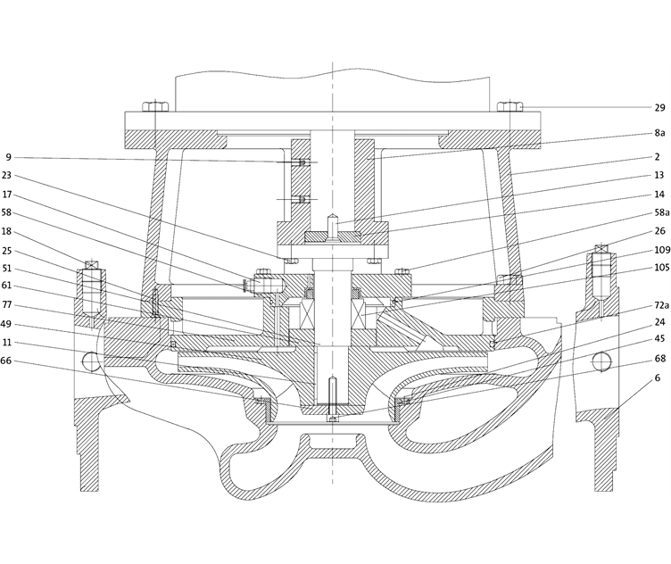 GRUNDFOS Einstufige Inlinepumpe TP 250-310/4 A-F-A-BAQE Art. 96162250