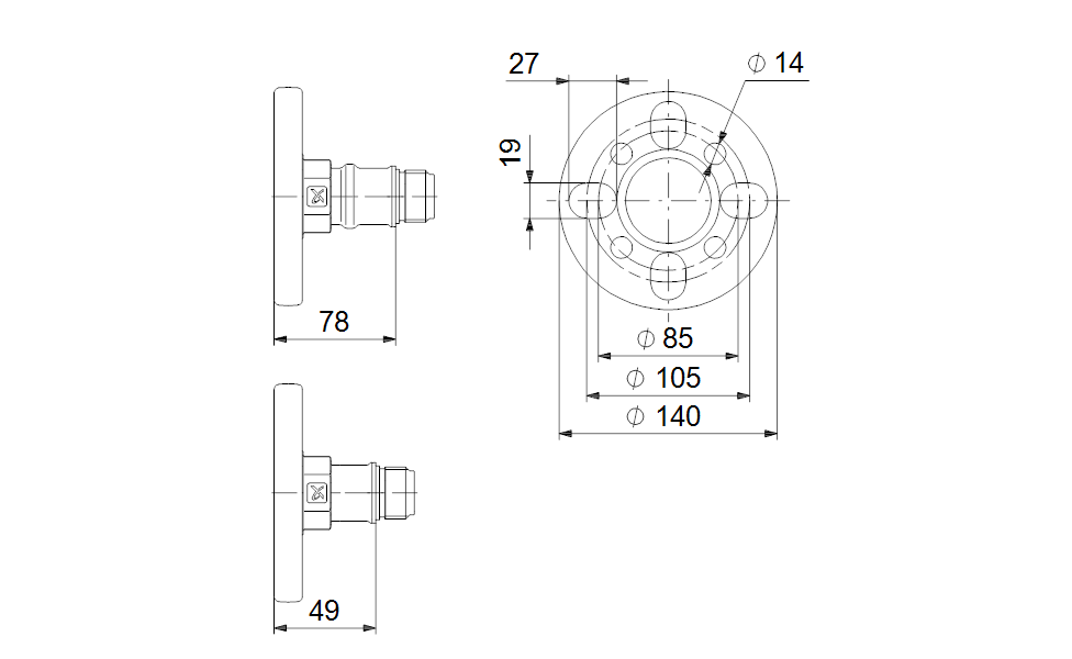 GRUNDFOS Mechanische Zubehör Flanschsätze Art. 96904696