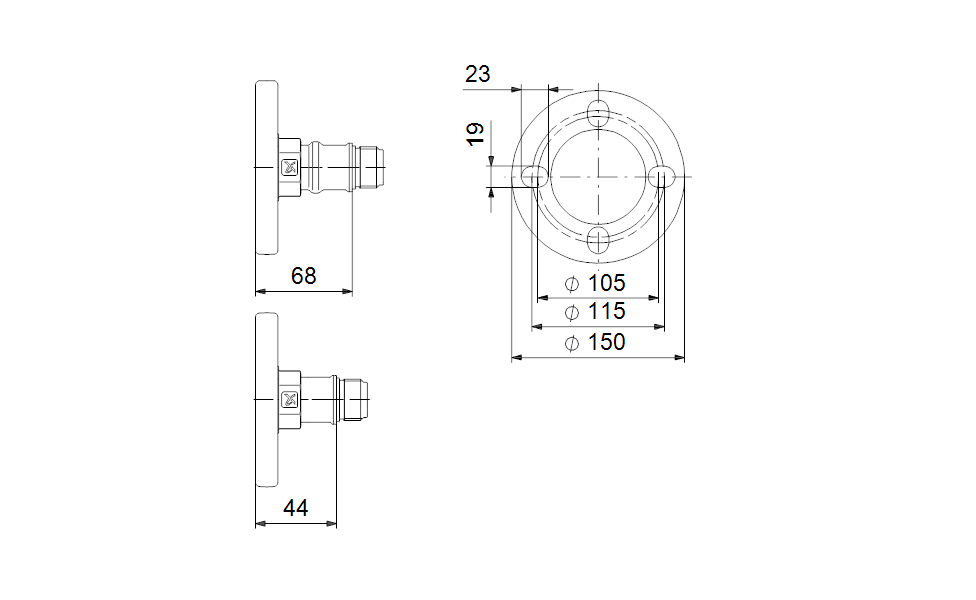 GRUNDFOS Mechanische Zubehör Flanschsätze Art. 96904699
