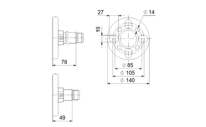 GRUNDFOS Mechanische Zubehör Flanschsätze Art. 96904705