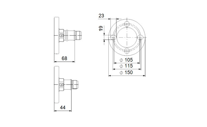 GRUNDFOS Mechanische Zubehör Flanschsätze Art. 96904711