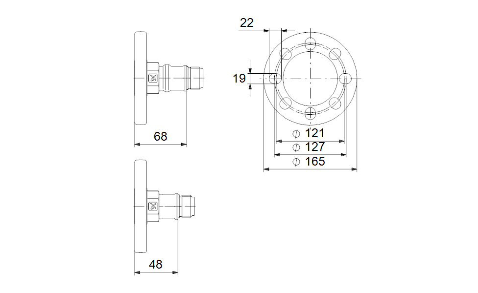 GRUNDFOS Mechanische Zubehör Flanschsätze Art. 96904714