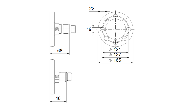 GRUNDFOS Mechanische Zubehör Flanschsätze Art. 96904714