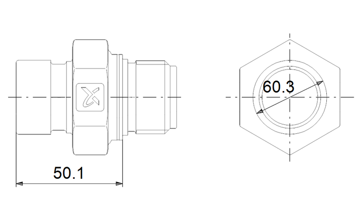 GRUNDFOS Mechanische Zubehör PJE-Anschluss Art. 96904703