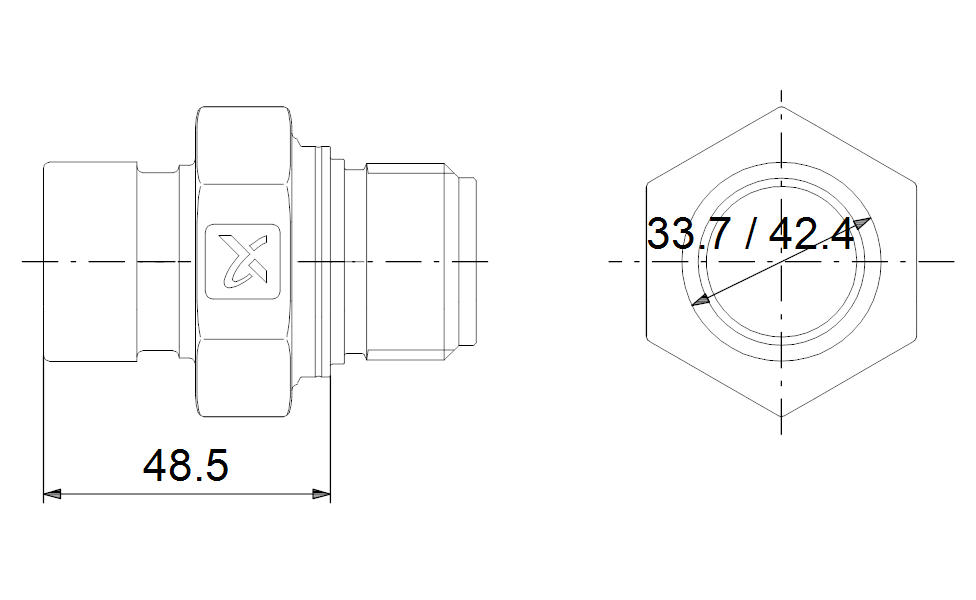 GRUNDFOS Mechanische Zubehör PJE-Anschluss Art. 96904709
