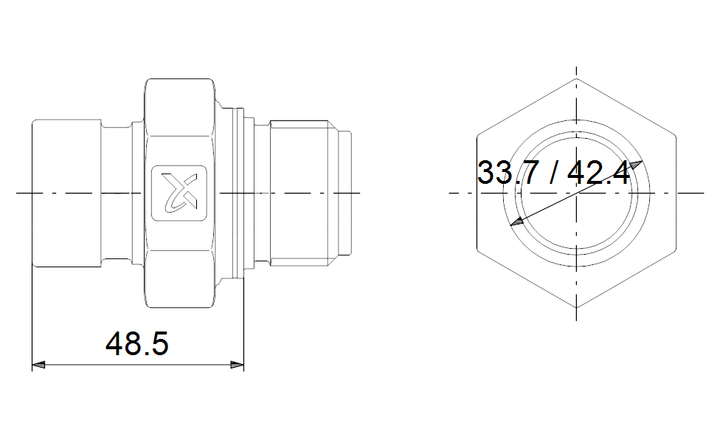GRUNDFOS Mechanische Zubehör PJE-Anschluss Art. 96904709