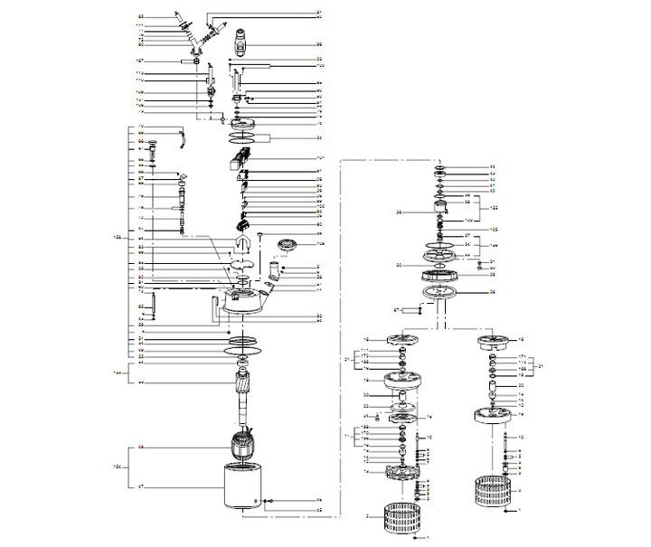 GRUNDFOS Tauchmotorpumpe DW.150.110.3 Art. 96090248